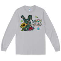 Moon Dust Happy Easter Long Sleeve Tee - CowhideDigitalArt