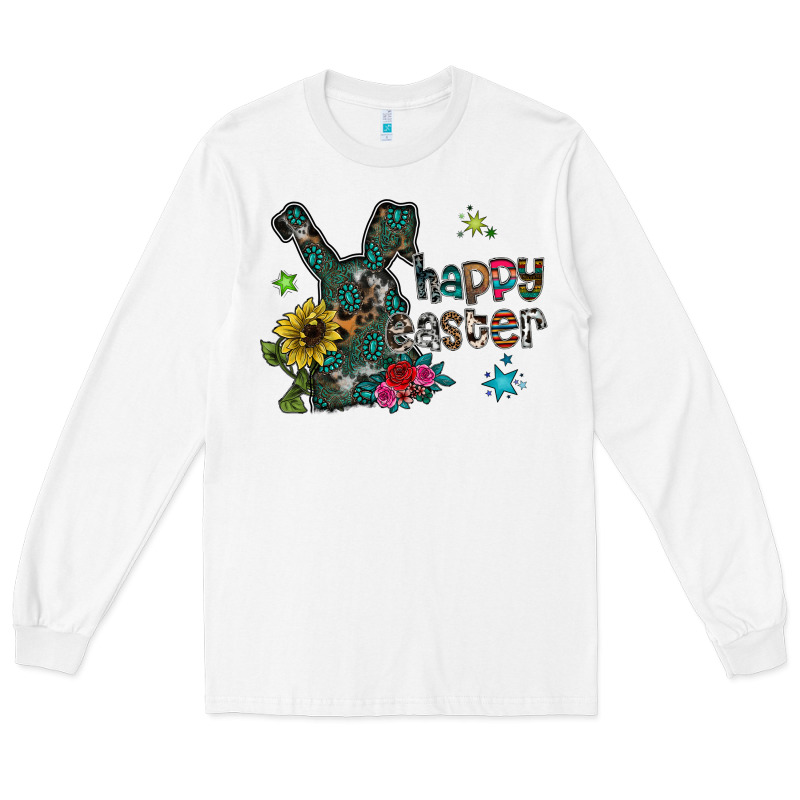 Happy Easter Long Sleeve Tee by CowhideDigitalArt | Teevron
