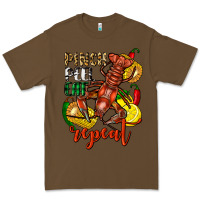 Cacao Pinch peel eat repeat crawfish Premium Tee - FaDigitalArtStudio