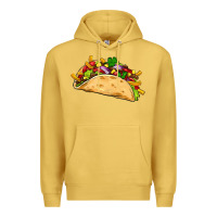 Antique Gold mexican taco Premium Hoodie - Artiststas