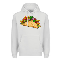 Dove Grey mexican taco Premium Hoodie - Artiststas