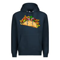 Navy mexican taco Premium Hoodie - Artiststas