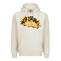 Oatmeal Heather mexican taco Premium Hoodie - Artiststas