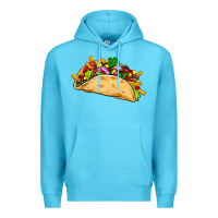 Ocean Blue mexican taco Premium Hoodie - Artiststas