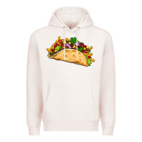 Pale Pink mexican taco Premium Hoodie - Artiststas
