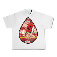 Lunar Rock african fabric pattern teardrop earrings 3 Urban Heavy Tee - BundleAndBundleShop