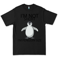 Black I'm Not Short I'm Penguin Size Premium Tee - Bettercallsaul