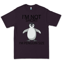 Plum I'm Not Short I'm Penguin Size Premium Tee - Bettercallsaul