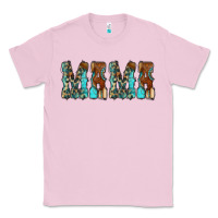 Bubblegum Pink Mama Turquoise Tooled Classic Tee - CowCowDesign