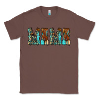 Chestnut Mama Turquoise Tooled Classic Tee - CowCowDesign
