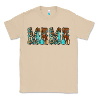 Mushroom Mama Turquoise Tooled Classic Tee - CowCowDesign