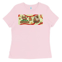 Bubblegum Pink just a girl who loves christmas Ladies Tee - BundleAndBundleShop