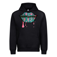 Black beach babe leopard lips Urban Hoodie - Jasminsmagicworld