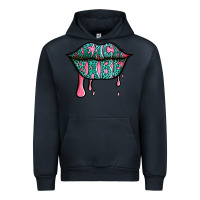Navy beach babe leopard lips Urban Hoodie - Jasminsmagicworld