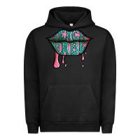 Pigment Black beach babe leopard lips Urban Hoodie - Jasminsmagicworld