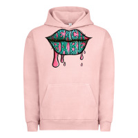 Pigment Salmon beach babe leopard lips Urban Hoodie - Jasminsmagicworld