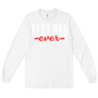 White fathers day t  shirt father's day dad vintage t  shirt Long Sleeve Tee - linhVisuals