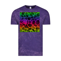 Cloud Purple colorful giraffe seamless pattern Vintage Tee - BundleAndBundleShop