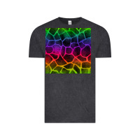 Vintage Black colorful giraffe seamless pattern Vintage Tee - BundleAndBundleShop