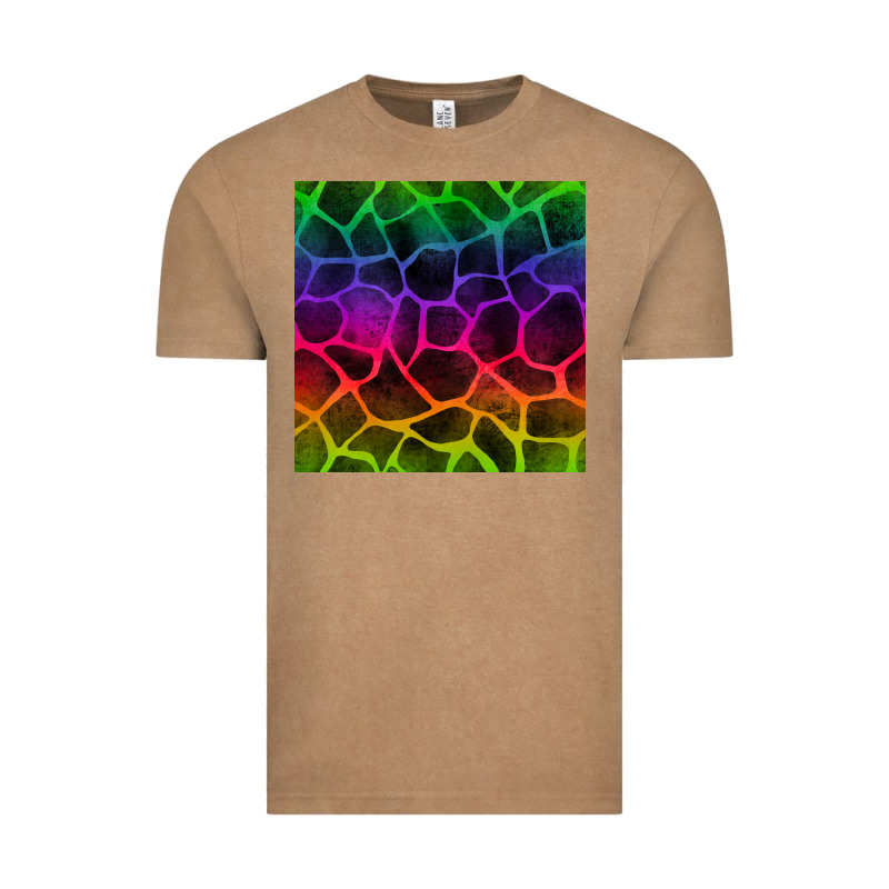 Colorful Giraffe Seamless Pattern Vintage Tee by BundleAndBundleShop | Teevron