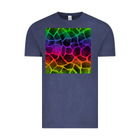Vintage Denim colorful giraffe seamless pattern Vintage Tee - BundleAndBundleShop