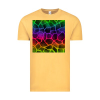Vintage Mustard colorful giraffe seamless pattern Vintage Tee - BundleAndBundleShop