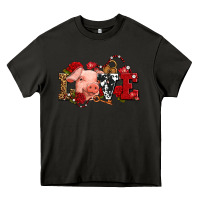 Asphalt love with pig olivia Heavy Core Tee - OliviaCreatesArt