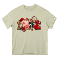 Mossy love with pig olivia Heavy Core Tee - OliviaCreatesArt