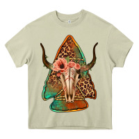 Mossy bullskull arrowhead Heavy Core Tee - Jasminsmagicworld