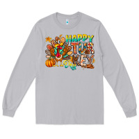 Moon Dust Happy Turkey Day Long Sleeve Tee - CowhideDigitalArt