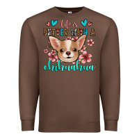 Chestnut life is better with a chihuahua Premium Sweatshirt - Jasminsmagicworld