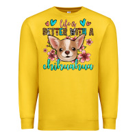 Lemon life is better with a chihuahua Premium Sweatshirt - Jasminsmagicworld