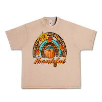 Burro thankful pumpkin rainbow Urban Heavy Tee - BundleAndBundleShop