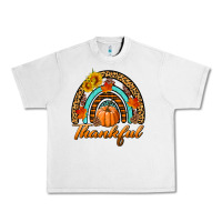 Lunar Rock thankful pumpkin rainbow Urban Heavy Tee - BundleAndBundleShop
