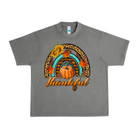 Tornado thankful pumpkin rainbow Urban Heavy Tee - BundleAndBundleShop
