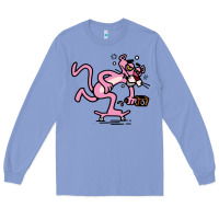 Colony Blue pink panther Long Sleeve Tee - linhVisuals