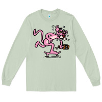 Matcha pink panther Long Sleeve Tee - linhVisuals
