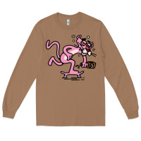 Toasted Coconut pink panther Long Sleeve Tee - linhVisuals