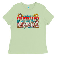 Matcha i'm sorry for what i say during the baseball game Ladies Tee - BundleAndBundleShop