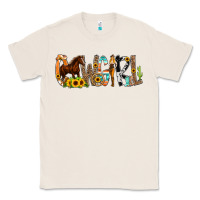 Natural Cowgirl Horse Min Classic Tee - CowCowDesign