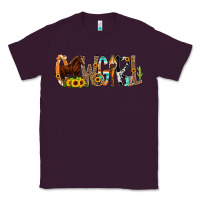 Plum Cowgirl Horse Min Classic Tee - CowCowDesign