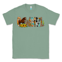 Sage Cowgirl Horse Min Classic Tee - CowCowDesign