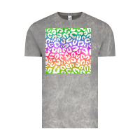 Cloud Rock watercolor rainbow leopard seamless pattern Vintage Tee - BundleAndBundleShop