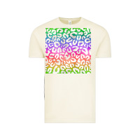 Vintage Arctic watercolor rainbow leopard seamless pattern Vintage Tee - BundleAndBundleShop