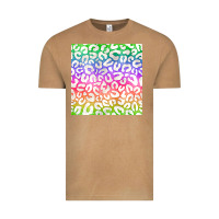 Vintage Camel watercolor rainbow leopard seamless pattern Vintage Tee - BundleAndBundleShop