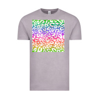Vintage Zinc watercolor rainbow leopard seamless pattern Vintage Tee - BundleAndBundleShop