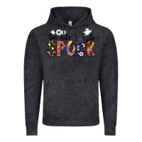 Vintage Black too cute to spook Vintage Hoodie - CowhideDigitalArt