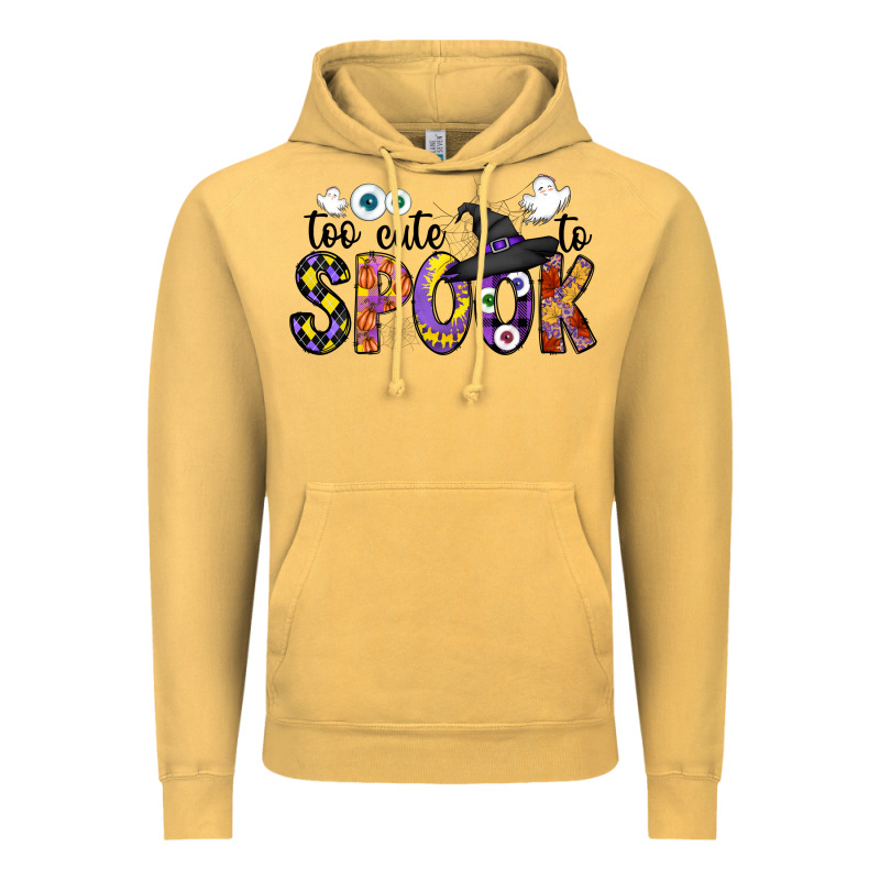 Too Cute To Spook Vintage Hoodie by CowhideDigitalArt | Teevron