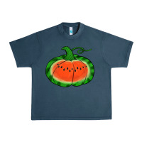 Midnight Navy watermelon pumpkin Urban Heavy Tee - Jasminsmagicworld