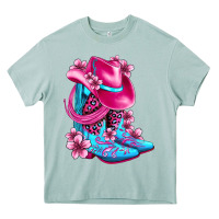 Arona valentine cowboy boots and hat olivia Heavy Core Tee - OliviaCreatesArt
